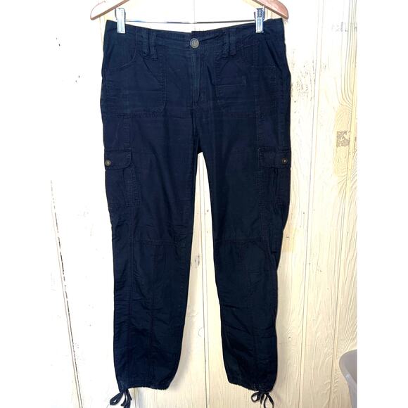 Vintage Y2K Cargo Pants Womans Small Utility Jogger Grunge Skater Emo Goth Miner - Picture 2 of 10